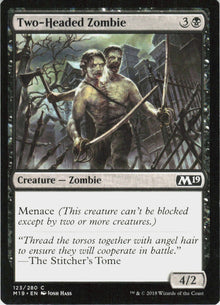 Two-Headed Zombie #123