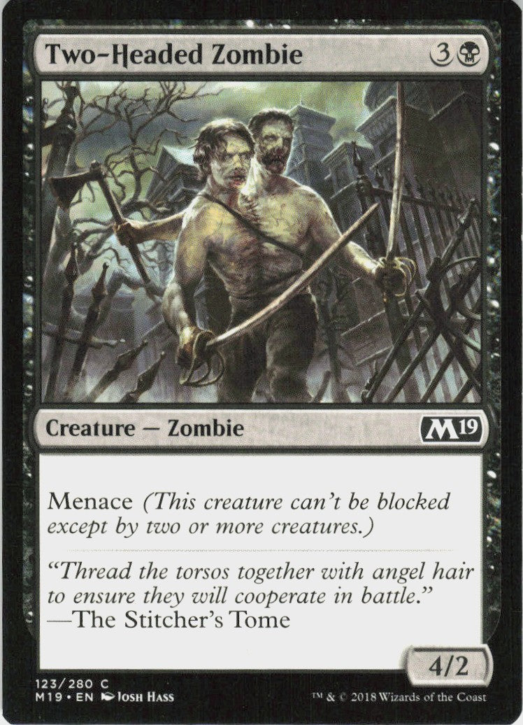 Two-Headed Zombie #123
