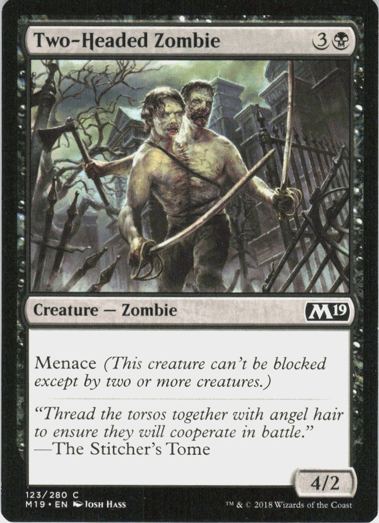 Two-Headed Zombie #123