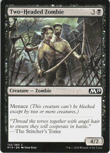 Two-Headed Zombie #123