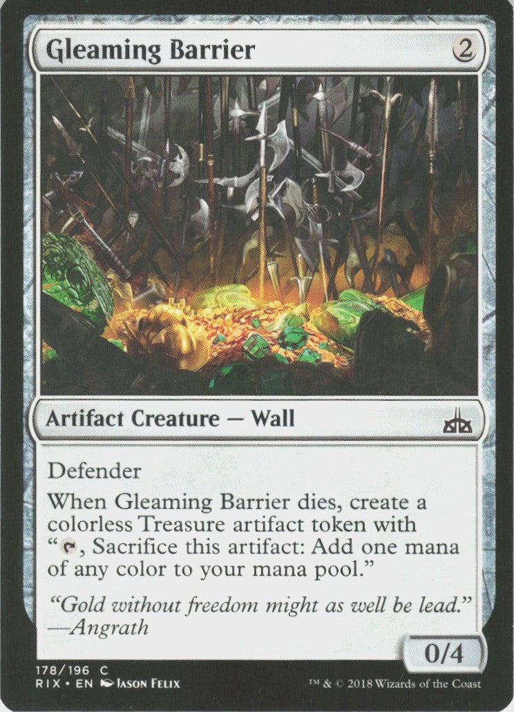 Gleaming Barrier #178