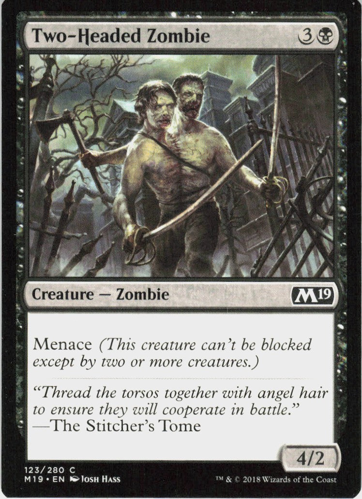 Two-Headed Zombie #123