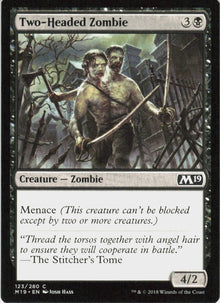 Two-Headed Zombie #123