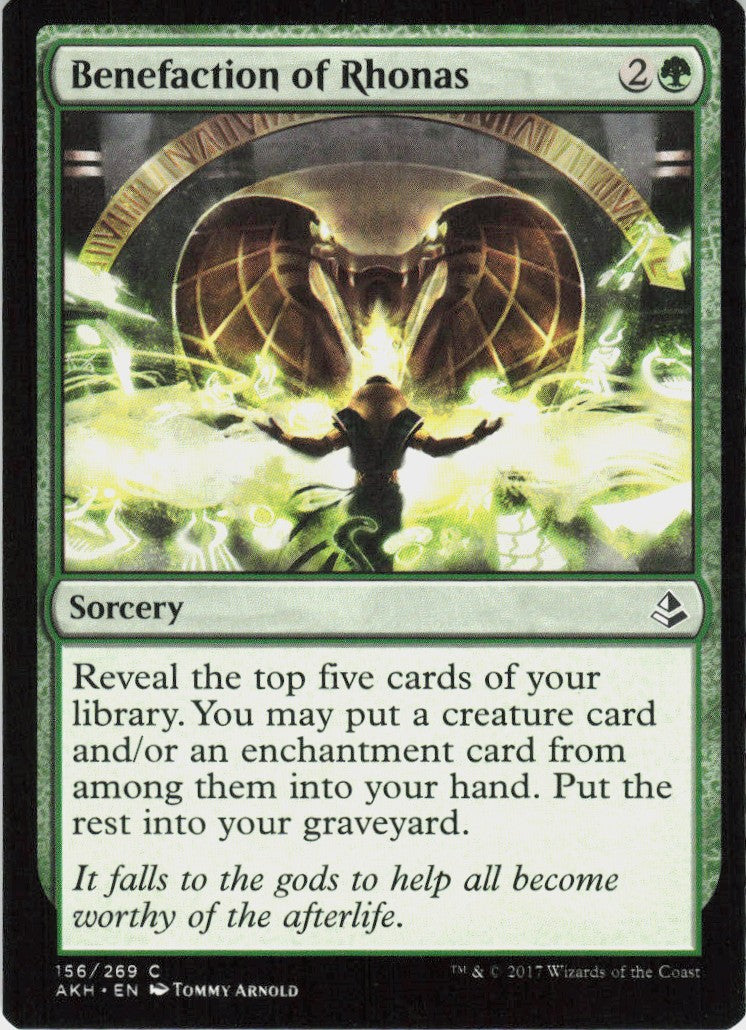Benefaction of Rhonas #156