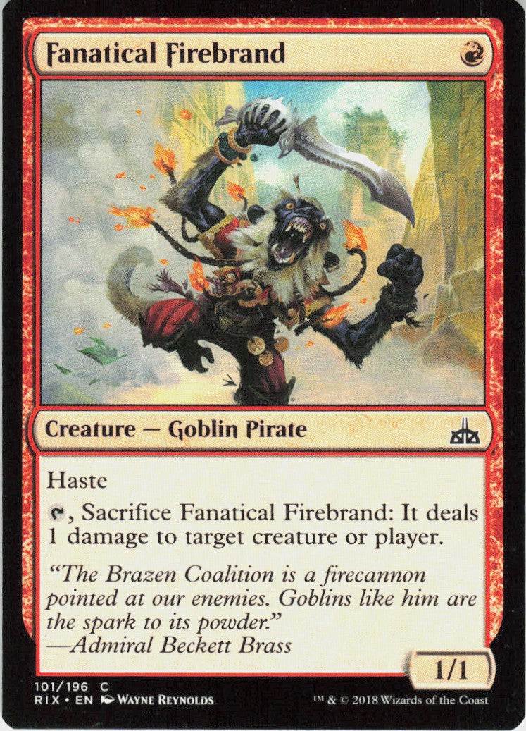 Fanatical Firebrand #101