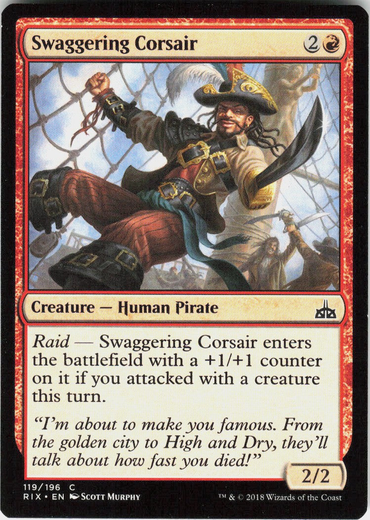 Swaggering Corsair #119