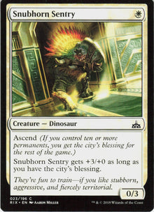 Snubhorn Sentry #23