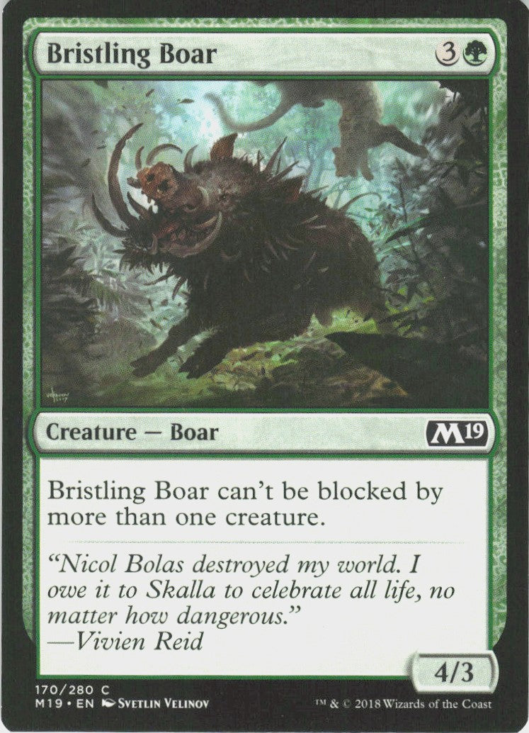 Bristling Boar #170