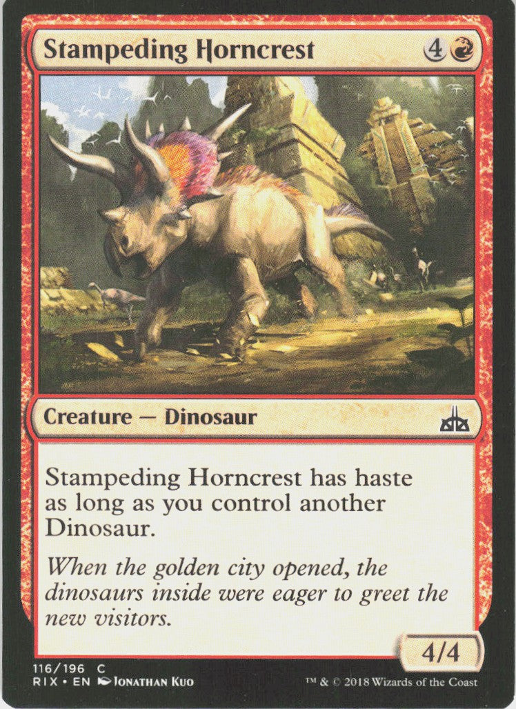 Stampeding Horncrest #116