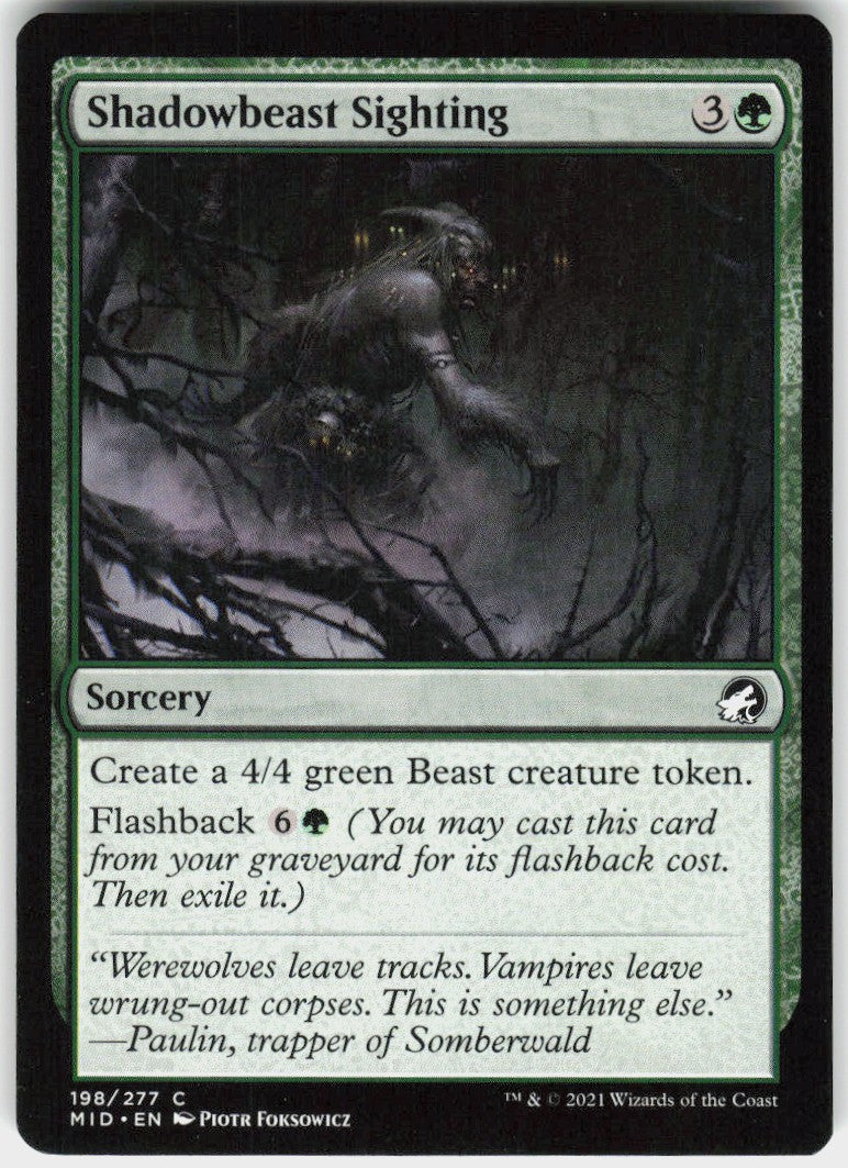 Shadowbeast Sighting #198