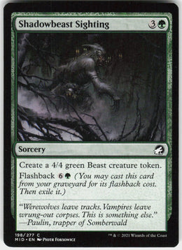 Shadowbeast Sighting #198