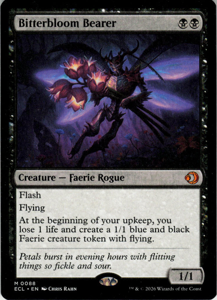 Bitterbloom Bearer - Lorwyn Eclipsed #88 - Near Mint - Normal