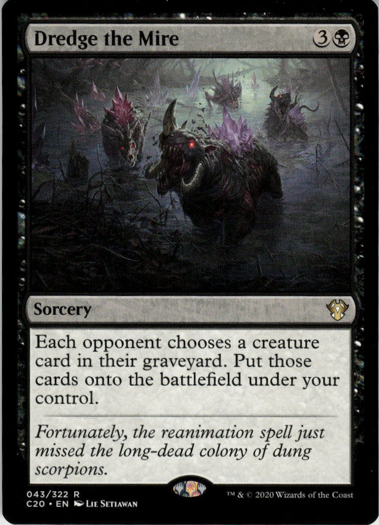 Dredge the Mire - Commander 2020 #43 - Near Mint - Normal