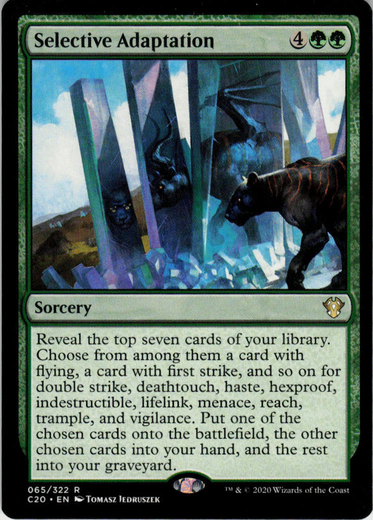 Selective Adaptation - Commander 2020 #65 - Near Mint - Normal