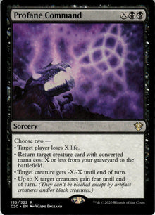 Profane Command - Commander 2020 #135 - Near Mint - Normal
