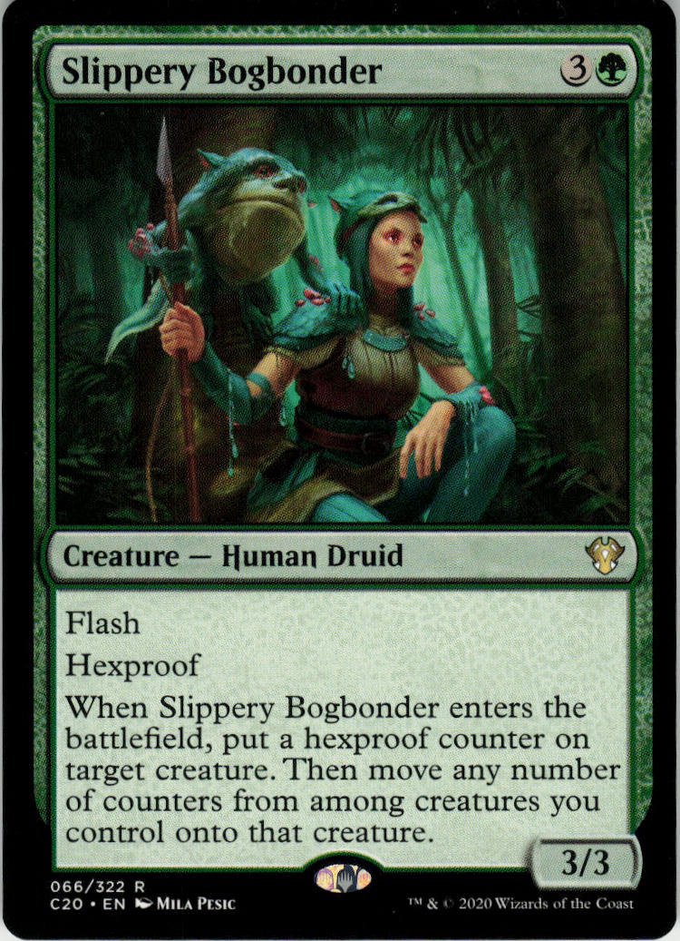 Slippery Bogbonder - Commander 2020 #66 - Near Mint - Normal