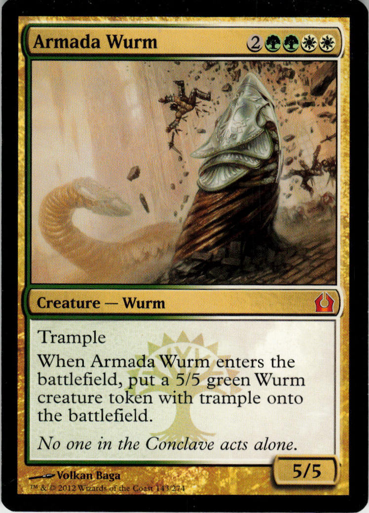 Armada Wurm - Return to Ravnica #143 - Near Mint - Normal