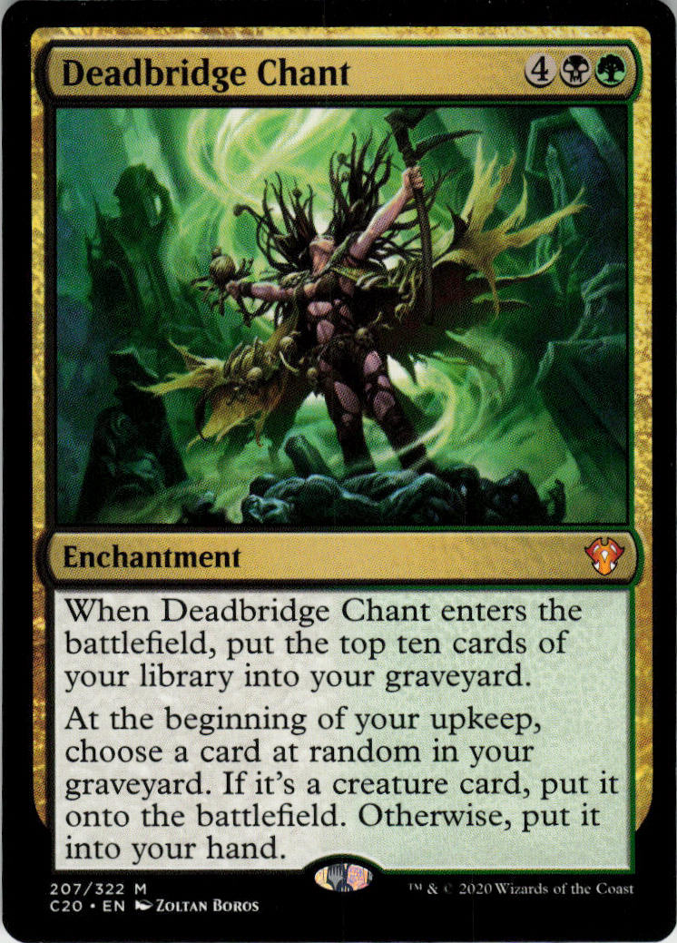 Deadbridge Chant - Commander 2020 #207 - Near Mint - Normal