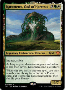 Karametra, God of Harvests - Commander 2020 #218 - Near Mint - Normal