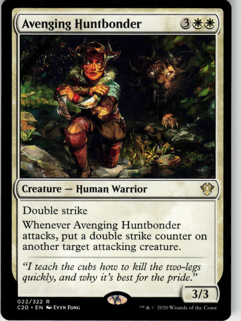 Avenging Huntbonder - Commander 2020 #22 - Near Mint - Normal