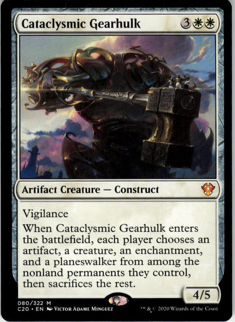 Cataclysmic Gearhulk - Commander 2020 #80 - Near Mint - Normal