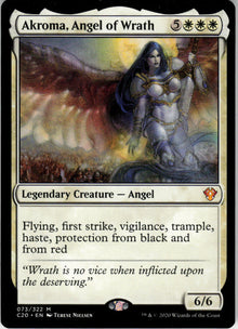 Akroma, Angel of Wrath - Commander 2020 #73 - Near Mint - Normal