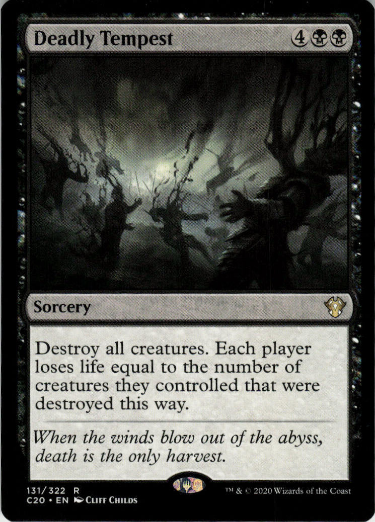 Deadly Tempest - Commander 2020 #131 - Near Mint - Normal