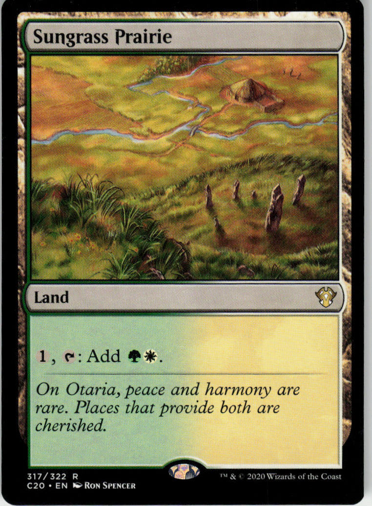 Sungrass Prairie - Commander 2020 #317 - Near Mint - Normal