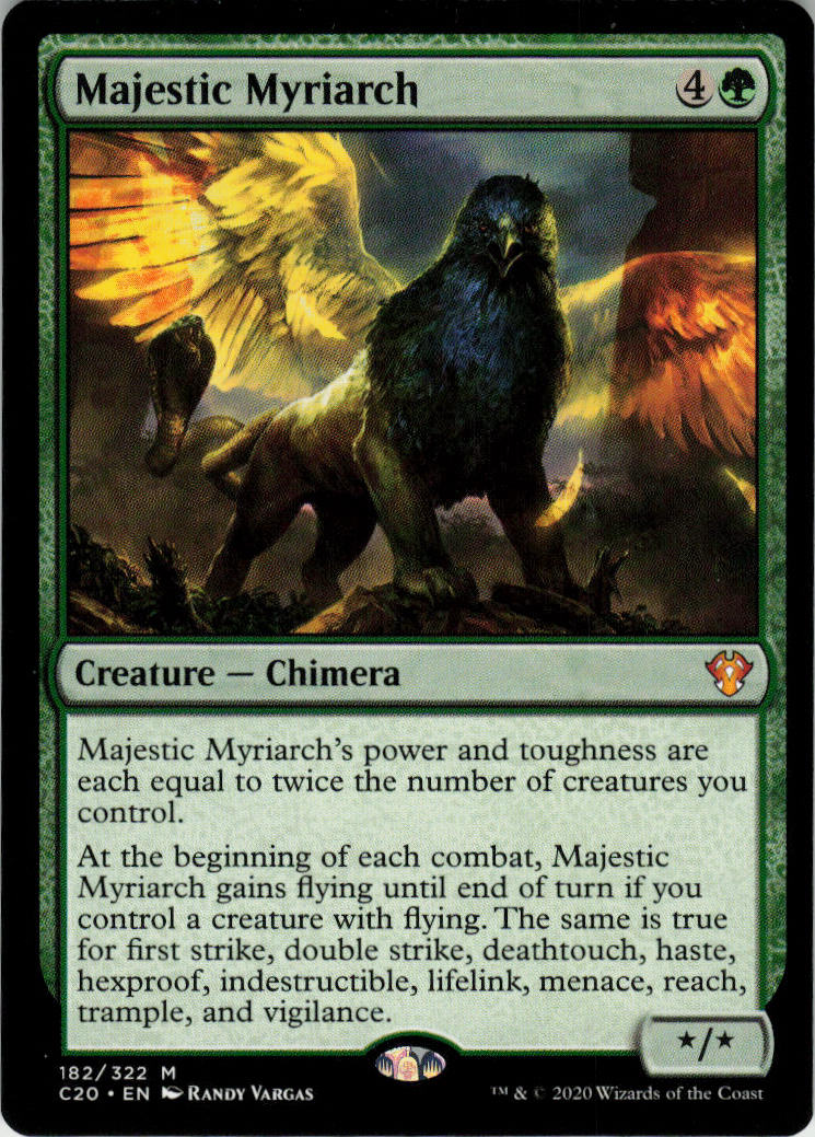 Majestic Myriarch - Commander 2020 #182 - Near Mint - Normal
