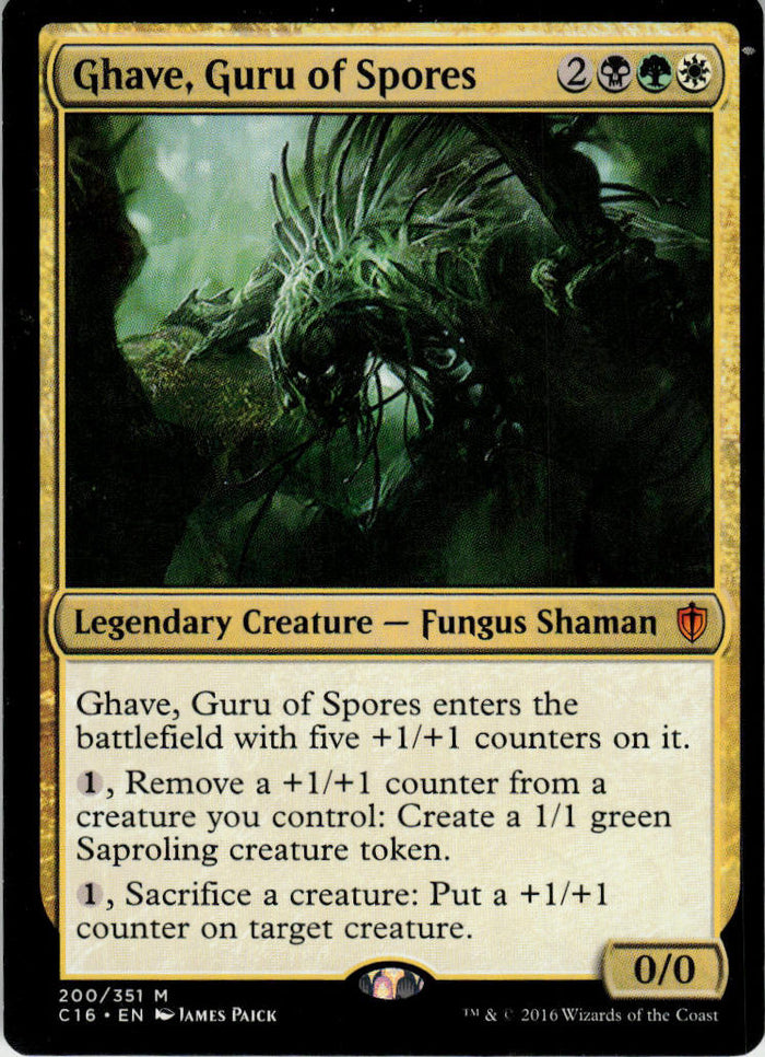 Ghave, Guru of Spores - Commander 2016 #200 - Near Mint - Normal
