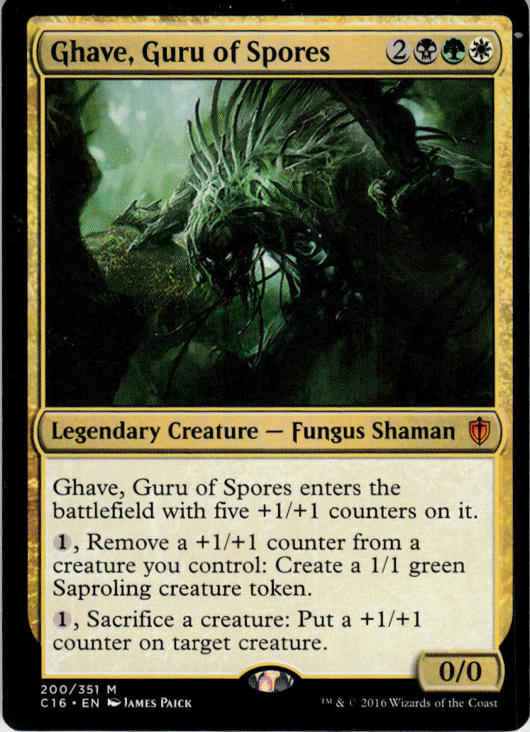 Ghave, Guru of Spores - Commander 2016 #200 - Near Mint - Normal
