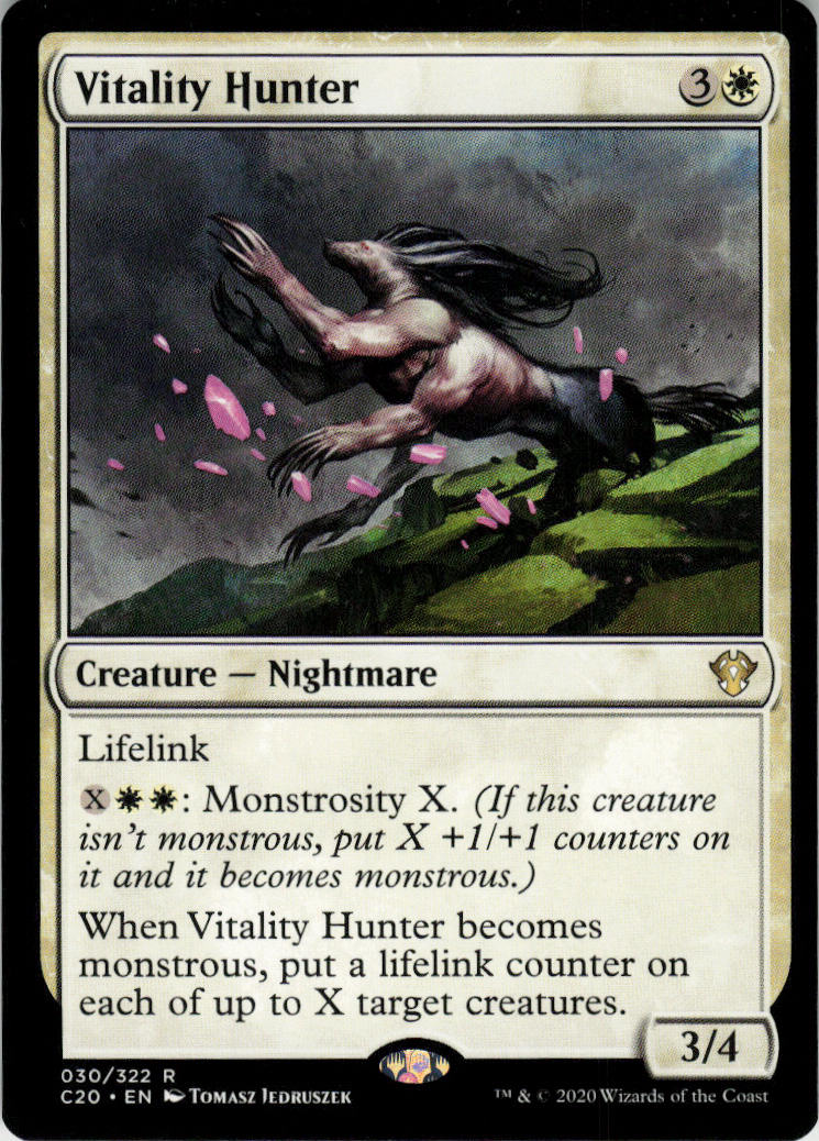 Vitality Hunter - Commander 2020 #30 - Near Mint - Normal