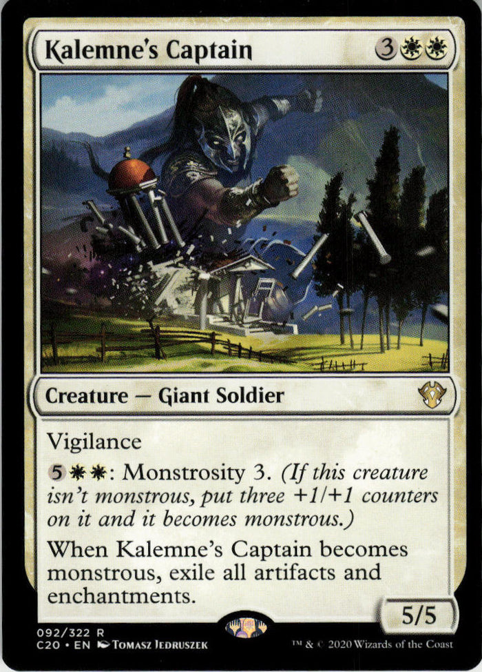 Kalemne's Captain - Commander 2020 #92 - Near Mint - Normal