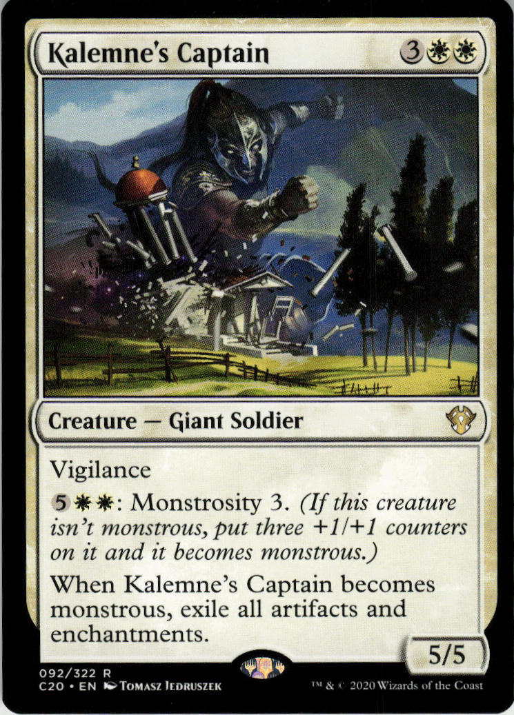 Kalemne's Captain - Commander 2020 #92 - Near Mint - Normal