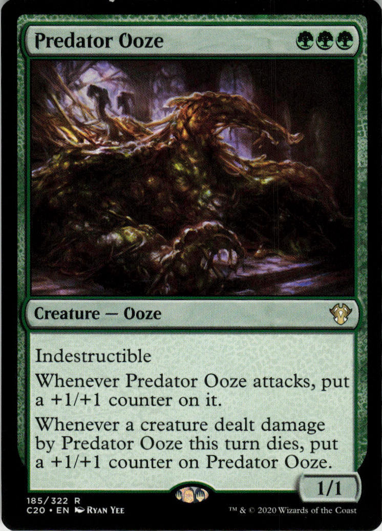 Predator Ooze - Commander 2020 #185 - Near Mint - Normal