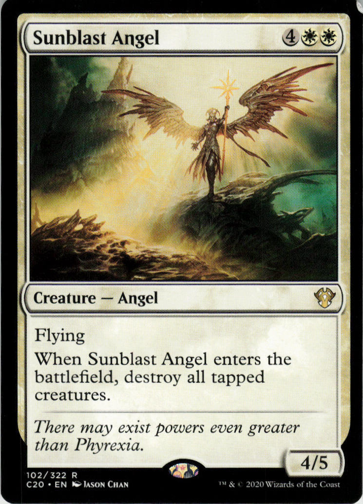 Sunblast Angel - Commander 2020 #102 - Near Mint - Normal