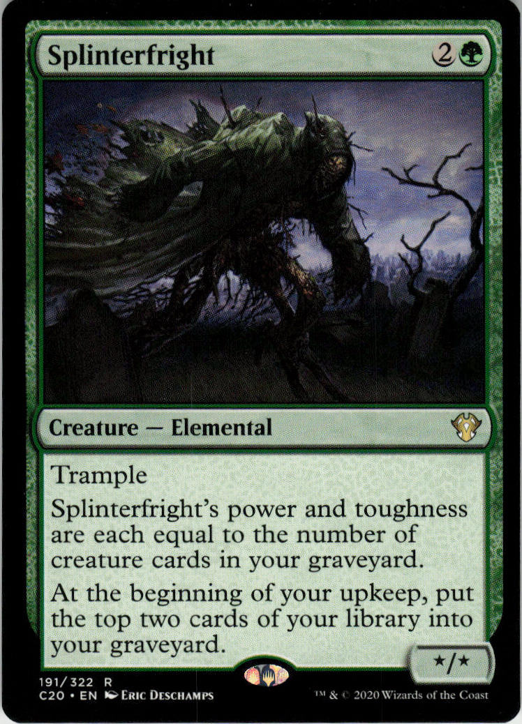 Splinterfright - Commander 2020 #191 - Near Mint - Normal