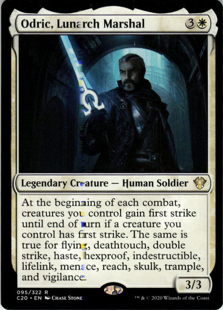 Odric, Lunarch Marshal - Commander 2020 #95 - Near Mint - Normal
