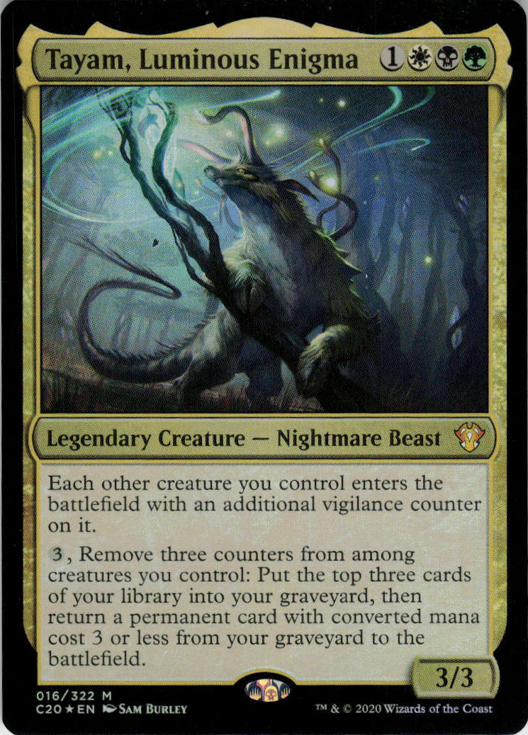 Tayam, Luminous Enigma - Commander 2020 #16 - Near Mint - Holofoil