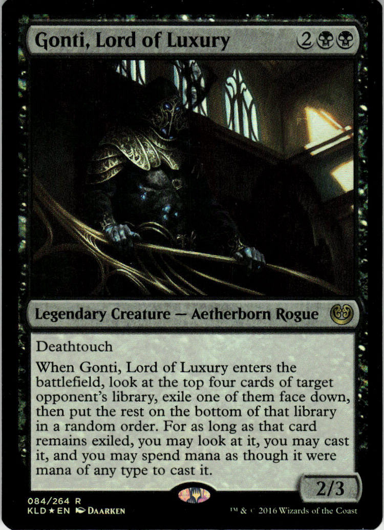 Gonti, Lord of Luxury - Kaladesh #84 - Near Mint - Normal