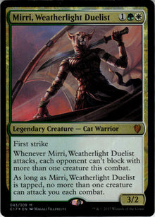 Mirri, Weatherlight Duelist - Commander 2017 #43 - Near Mint - Normal