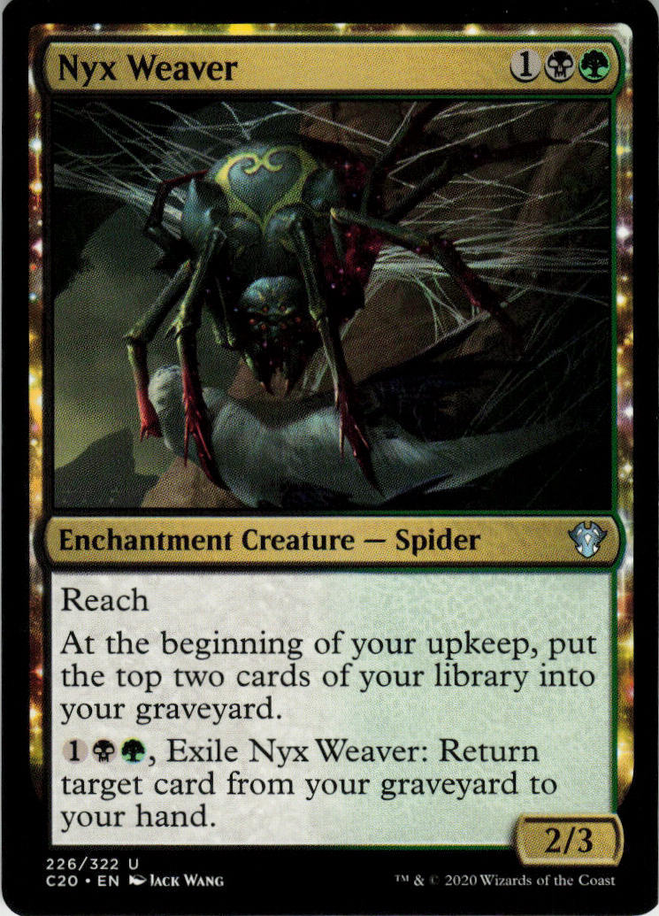 Nyx Weaver - Commander 2020 #226 - Near Mint - Normal
