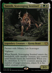 Yannik, Scavenging Sentinel - Commander 2020 #19 - Near Mint - Normal