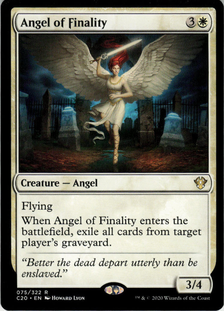 Angel of Finality - Commander 2020 #75 - Near Mint - Normal