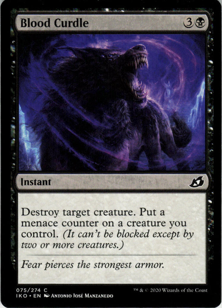 Blood Curdle - Ikoria: Lair of Behemoths #75 - Near Mint - Normal