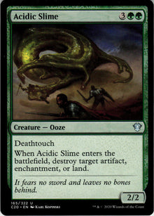 Acidic Slime - Commander 2020 #165 - Near Mint - Normal
