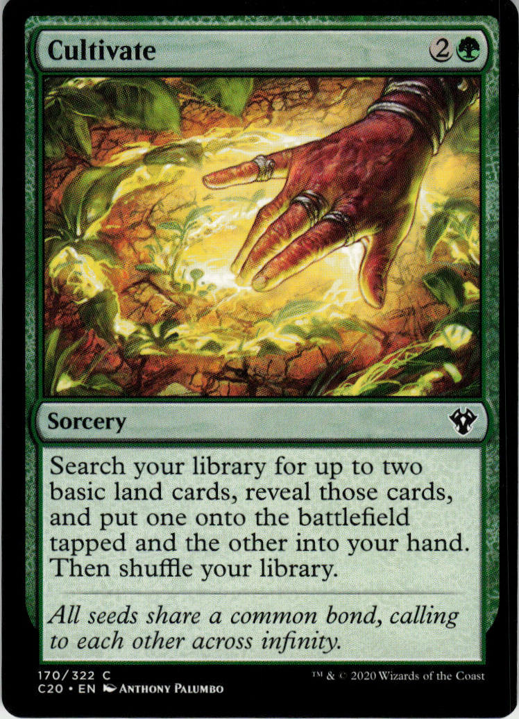 Cultivate - Commander 2020 #170 - Near Mint - Normal