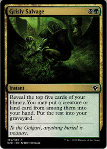 Grisly Salvage - Commander 2020 #215 - Near Mint - Normal