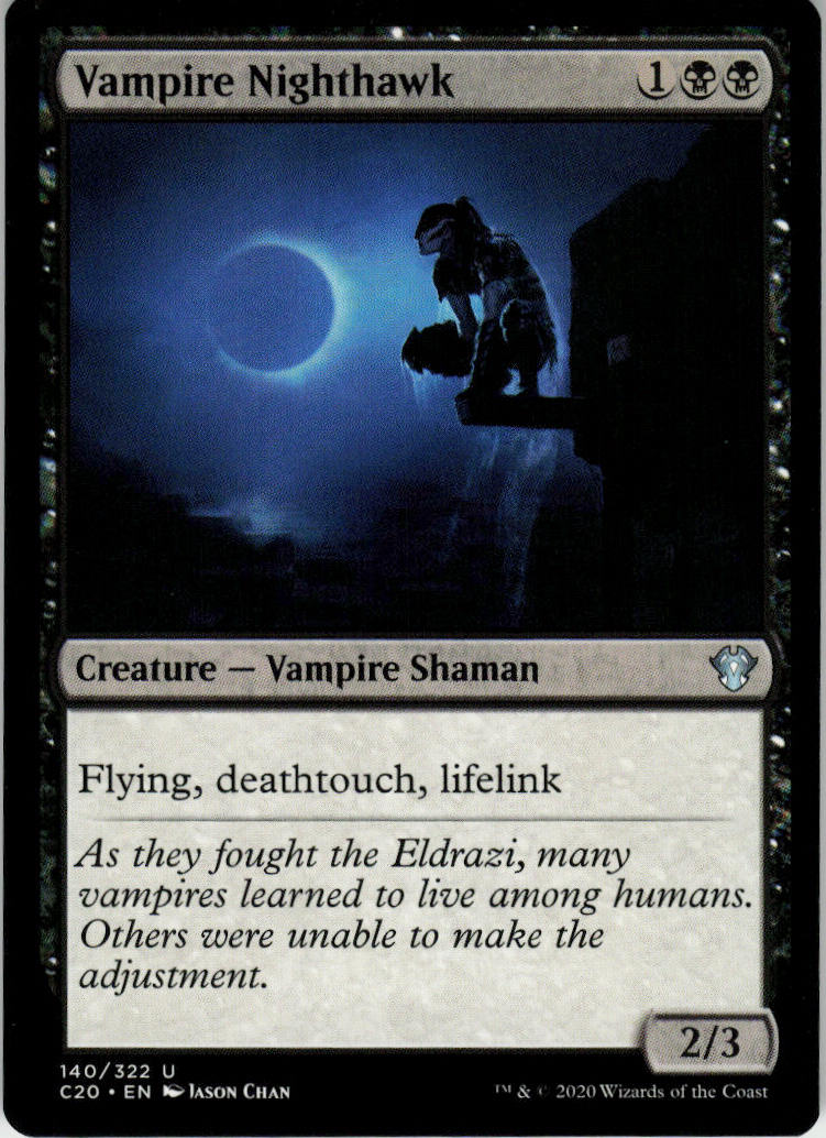 Vampire Nighthawk - Commander 2020 #140 - Near Mint - Normal
