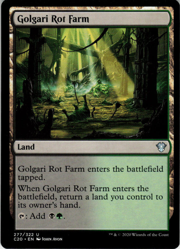Golgari Rot Farm - Commander 2020 #277 - Near Mint - Normal